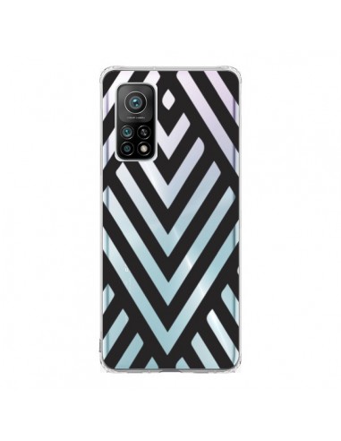 Coque Xiaomi Mi 10T / 10T Pro Geometric Azteque Noir Transparente - Dricia Do