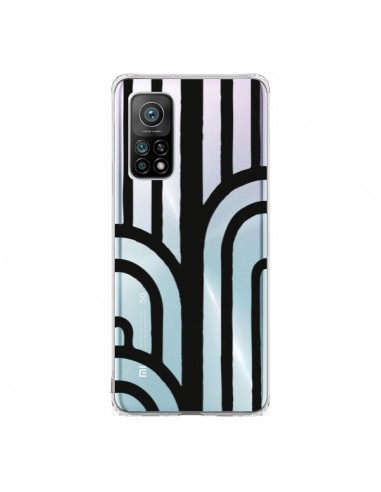 Coque Xiaomi Mi 10T / 10T Pro Geometric Noir Transparente - Dricia Do