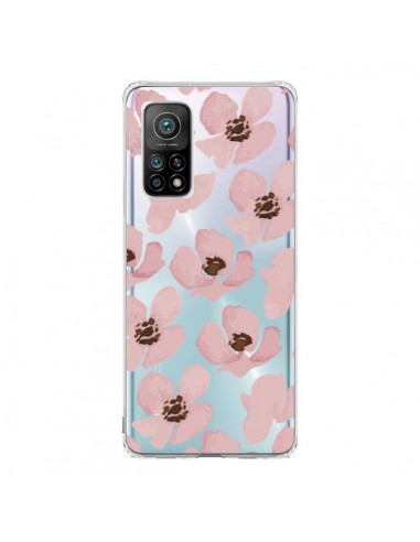 Coque Xiaomi Mi 10T / 10T Pro Fleurs Roses Flower Transparente - Dricia Do