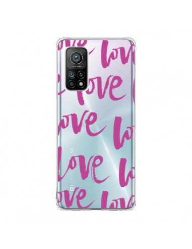 Coque Xiaomi Mi 10T / 10T Pro Love Love Love Amour Transparente - Dricia Do