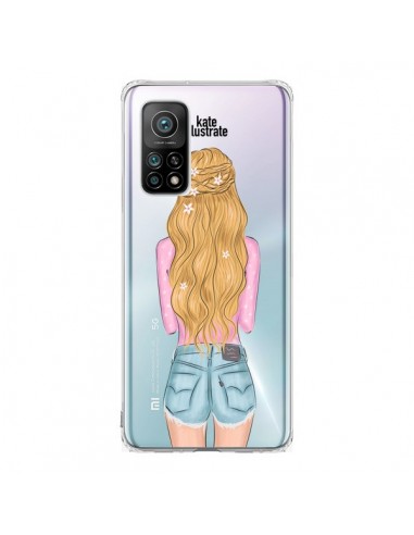 Coque Xiaomi Mi 10T / 10T Pro Blonde Don't Care Transparente - kateillustrate