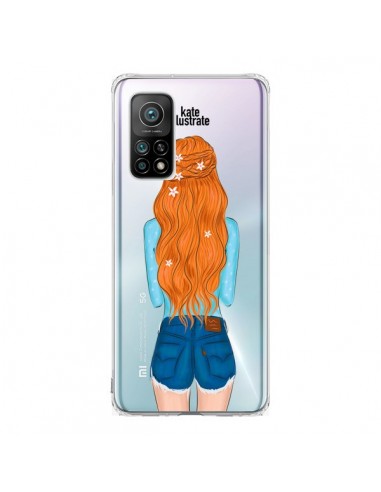 Coque Xiaomi Mi 10T / 10T Pro Red Hair Don't Care Rousse Transparente - kateillustrate