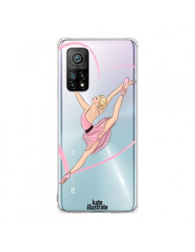 Coque Xiaomi Mi 10T / 10T Pro Ballerina Jump In The Air Ballerine Danseuse Transparente - kateillustrate
