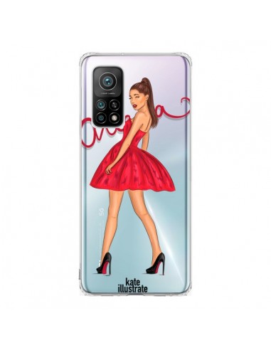 Coque Xiaomi Mi 10T / 10T Pro Ariana Grande Chanteuse Singer Transparente - kateillustrate