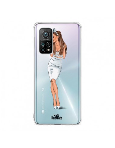 Coque Xiaomi Mi 10T / 10T Pro Ice Queen Ariana Grande Chanteuse Singer Transparente - kateillustrate