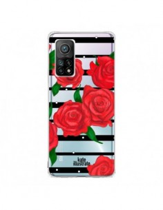 Coque Xiaomi Mi 10T / 10T Pro Red Roses Rouge Fleurs...