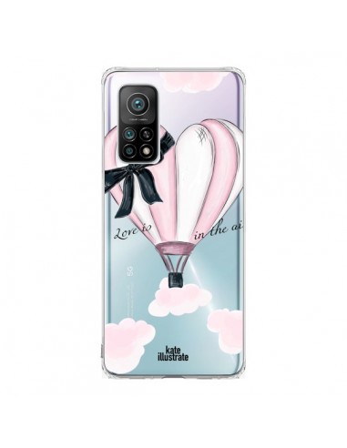 Coque Xiaomi Mi 10T / 10T Pro Love is in the Air Love Montgolfier Transparente - kateillustrate