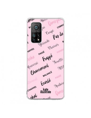 Coque Xiaomi Mi 10T / 10T Pro Ballerina Ballerine Mots - kateillustrate