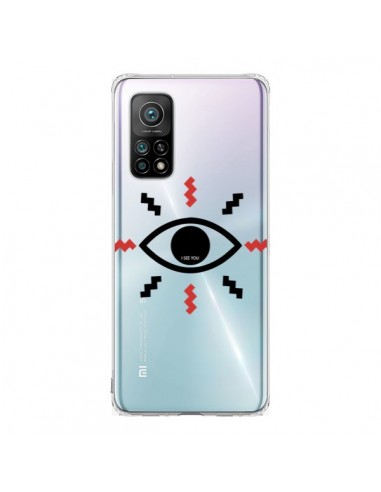 Coque Xiaomi Mi 10T / 10T Pro Eye I See You Oeil Transparente - Koura-Rosy Kane