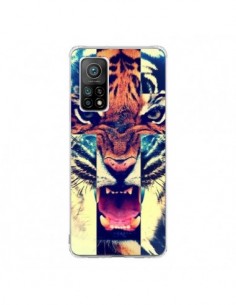 Coque Xiaomi Mi 10T / 10T Pro Tigre Swag Croix Roar Tiger...