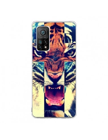 Coque Xiaomi Mi 10T / 10T Pro Tigre Swag Croix Roar Tiger - Laetitia