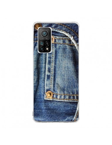 Coque Xiaomi Mi 10T / 10T Pro Jean Bleu Vintage - Laetitia