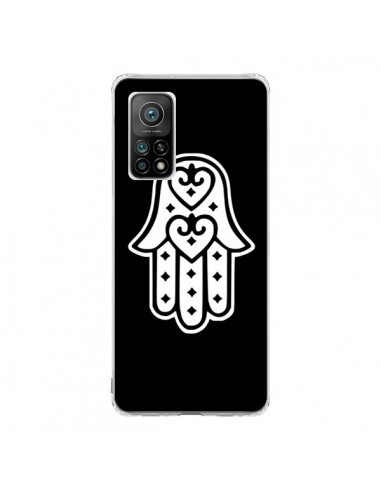 Coque Xiaomi Mi 10T / 10T Pro Main de Fatma Oeil Noir - Laetitia