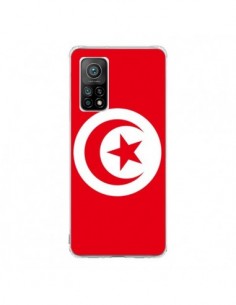 Coque Xiaomi Mi 10T / 10T Pro Drapeau Tunisie Tunisien -...
