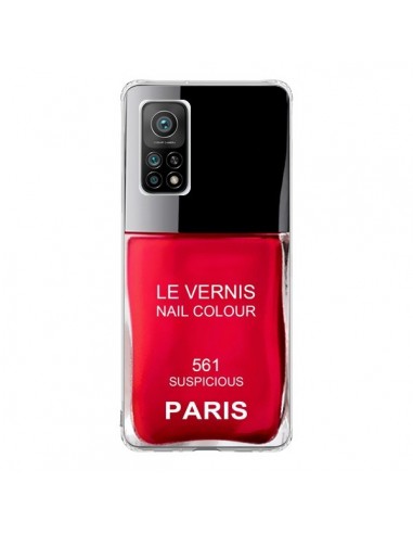 Coque Xiaomi Mi 10T / 10T Pro Vernis Paris Suspicious Rouge - Laetitia