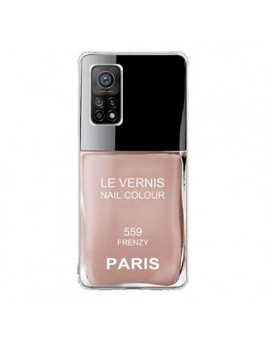 Coque Xiaomi Mi 10T / 10T Pro Vernis Paris Frenzy Beige - Laetitia