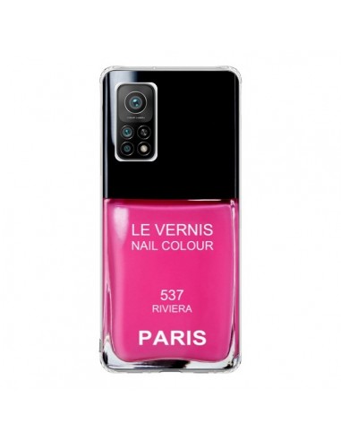 Coque Xiaomi Mi 10T / 10T Pro Vernis Paris Riviera Rose - Laetitia