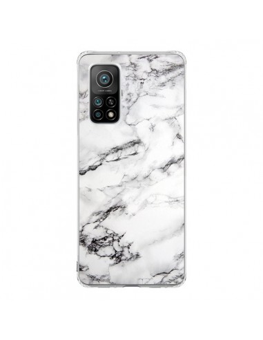 Coque Xiaomi Mi 10T / 10T Pro Marbre Marble Blanc White - Laetitia