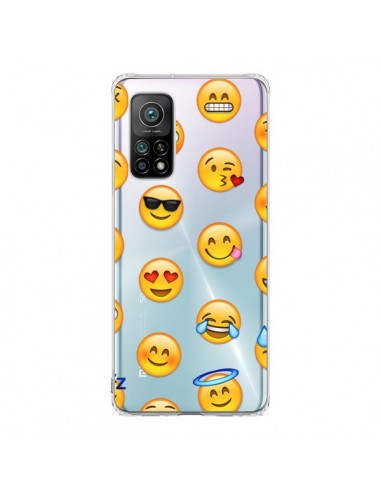 Coque Xiaomi Mi 10T / 10T Pro Smiley Emoticone Emoji Transparente - Laetitia