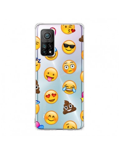 Coque Xiaomi Mi 10T / 10T Pro Emoticone Emoji Transparente - Laetitia