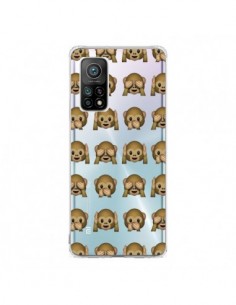Coque Xiaomi Mi 10T / 10T Pro Singe Monkey Emoticone...