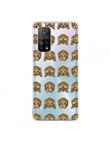 Coque Xiaomi Mi 10T / 10T Pro Singe Monkey Emoticone Emoji Transparente - Laetitia