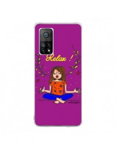 Coque Xiaomi Mi 10T / 10T Pro Fille Relax Zen Yoga -...