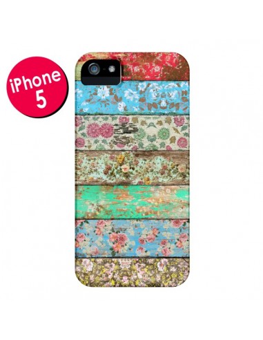 Coque Rococo Style Bois Fleur pour iPhone 5 et 5S - Maximilian San