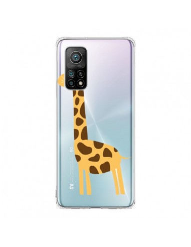 Coque Xiaomi Mi 10T / 10T Pro Girafe Giraffe Animal Savane Transparente - Petit Griffin