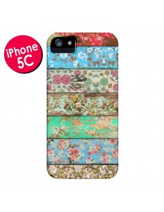 Coque Rococo Style Bois Fleur pour iPhone 5C - Maximilian San