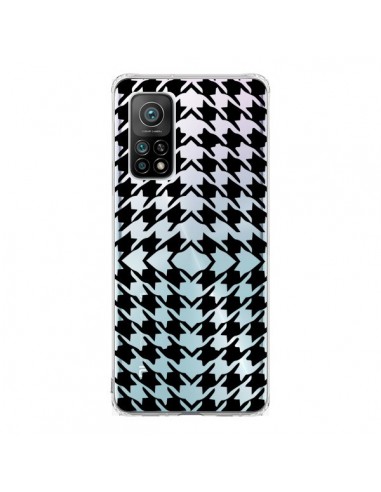 Coque Xiaomi Mi 10T / 10T Pro Vichy Carre Noir Transparente - Petit Griffin