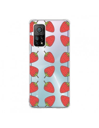 Coque Xiaomi Mi 10T / 10T Pro Fraise Fruit Strawberry Transparente - Petit Griffin