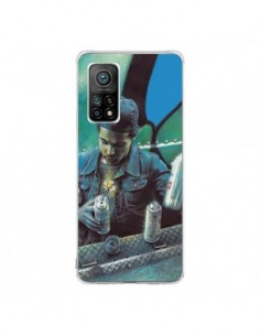 Coque Xiaomi Mi 10T / 10T Pro Dondi Flower Graffiti -...