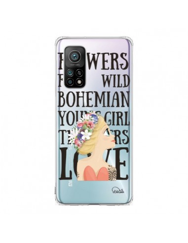 Coque Xiaomi Mi 10T / 10T Pro Flowers Love Transparente - Lolo Santo