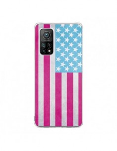 Coque Xiaomi Mi 10T / 10T Pro Drapeau USA Vintage - Mary...