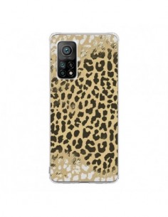 Coque Xiaomi Mi 10T / 10T Pro Leopard Golden Or Doré -...