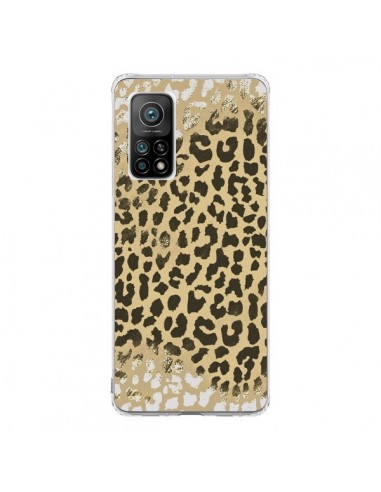 Coque Xiaomi Mi 10T / 10T Pro Leopard Golden Or Doré - Mary Nesrala