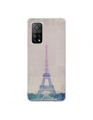Coque Xiaomi Mi 10T / 10T Pro I love Paris Tour Eiffel - Mary Nesrala