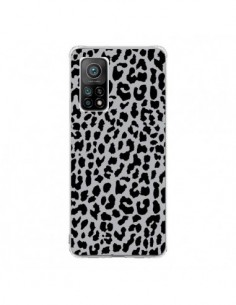 Coque Xiaomi Mi 10T / 10T Pro Leopard Gris Neon - Mary...