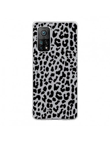 Coque Xiaomi Mi 10T / 10T Pro Leopard Gris Neon - Mary Nesrala