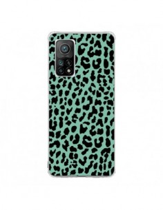 Coque Xiaomi Mi 10T / 10T Pro Leopard Mint Vert Neon -...
