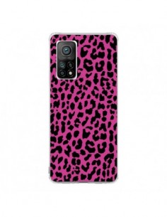 Coque Xiaomi Mi 10T / 10T Pro Leopard Rose Pink Neon -...