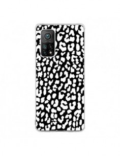Coque Xiaomi Mi 10T / 10T Pro Leopard Noir et Blanc -...