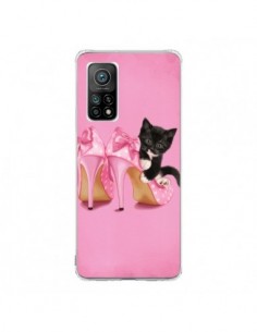 Coque Xiaomi Mi 10T / 10T Pro Chaton Chat Noir Kitten...