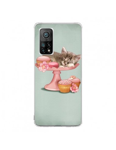 Coque Xiaomi Mi 10T / 10T Pro Chaton Chat Kitten Cookies Cupcake - Maryline Cazenave