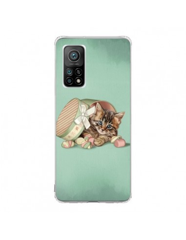 Coque Xiaomi Mi 10T / 10T Pro Chaton Chat Kitten Boite Bonbon Candy - Maryline Cazenave