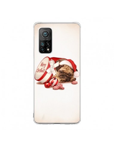 Coque Xiaomi Mi 10T / 10T Pro Chien Dog Pere Noel Christmas Boite - Maryline Cazenave