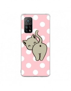 Coque Xiaomi Mi 10T / 10T Pro Chat Chaton Pois - Maryline...