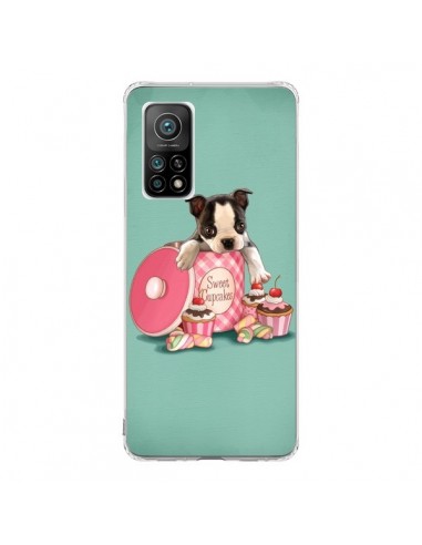 Coque Xiaomi Mi 10T / 10T Pro Chien Dog Cupcakes Gateau Boite - Maryline Cazenave