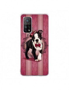 Coque Xiaomi Mi 10T / 10T Pro Chien Dog Gentleman Noeud...